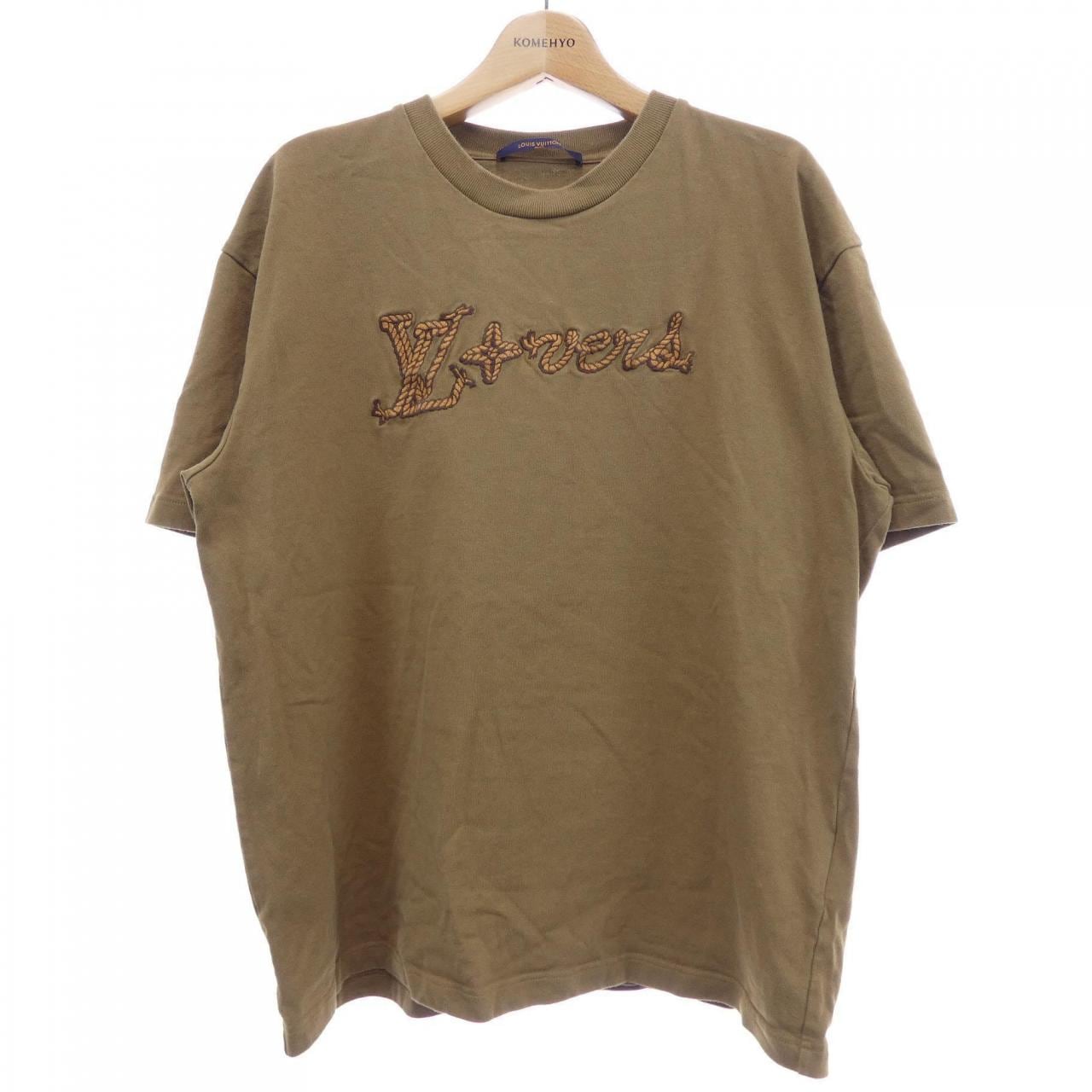 ルイヴィトン LOUIS VUITTON エンブロイダードシグネチャーコットンTシャツ HRY89WNPL Tシャツ