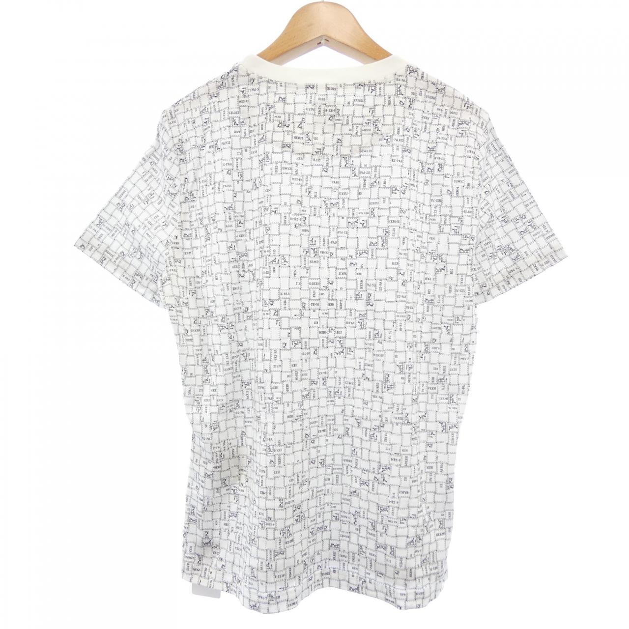 エルメス HERMES BOLDUC AU CARRE ボルデュックチェック 5E4645DK Tシャツ