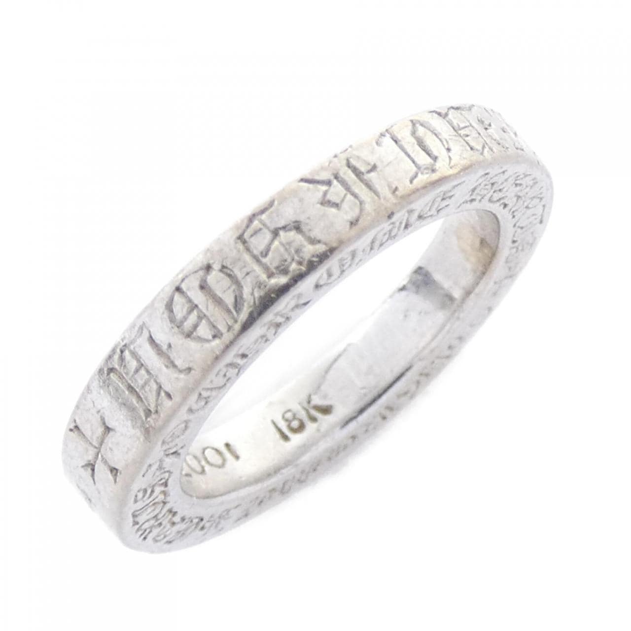 クロムハーツ CHROME HEARTS WG SPCR 3MM F**K 2373 304 9501 RING