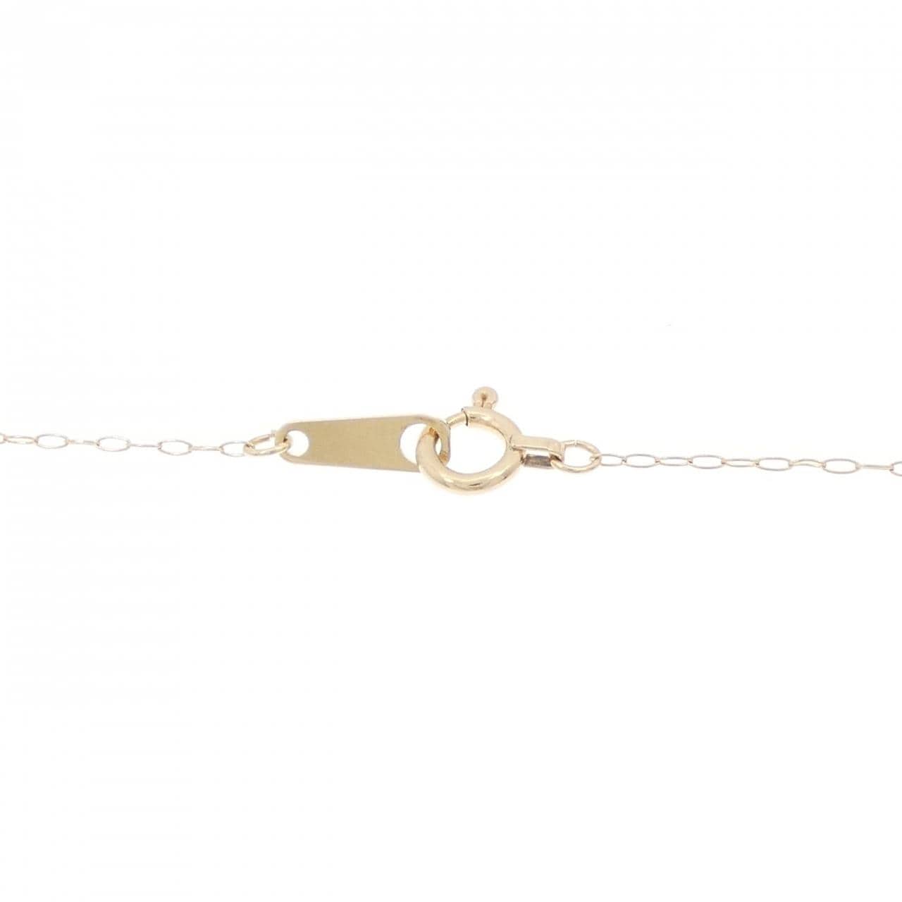 K10YG Solitaire Diamond Necklace 0.10CT