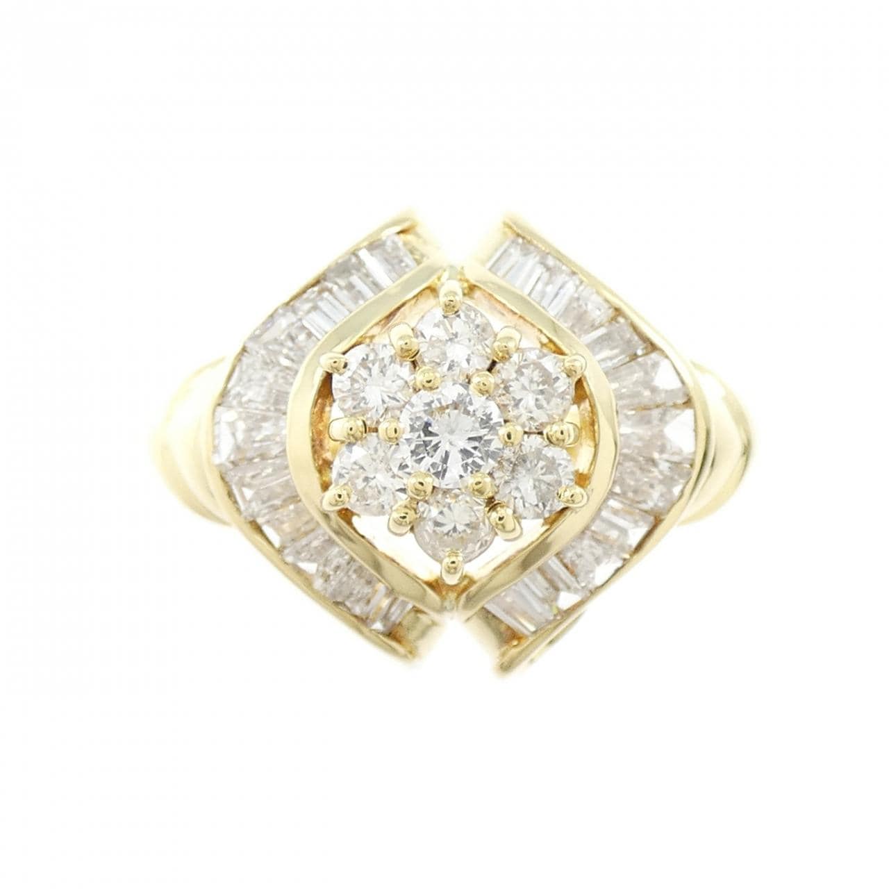 750YG ダイヤモンド リング 1.12CT