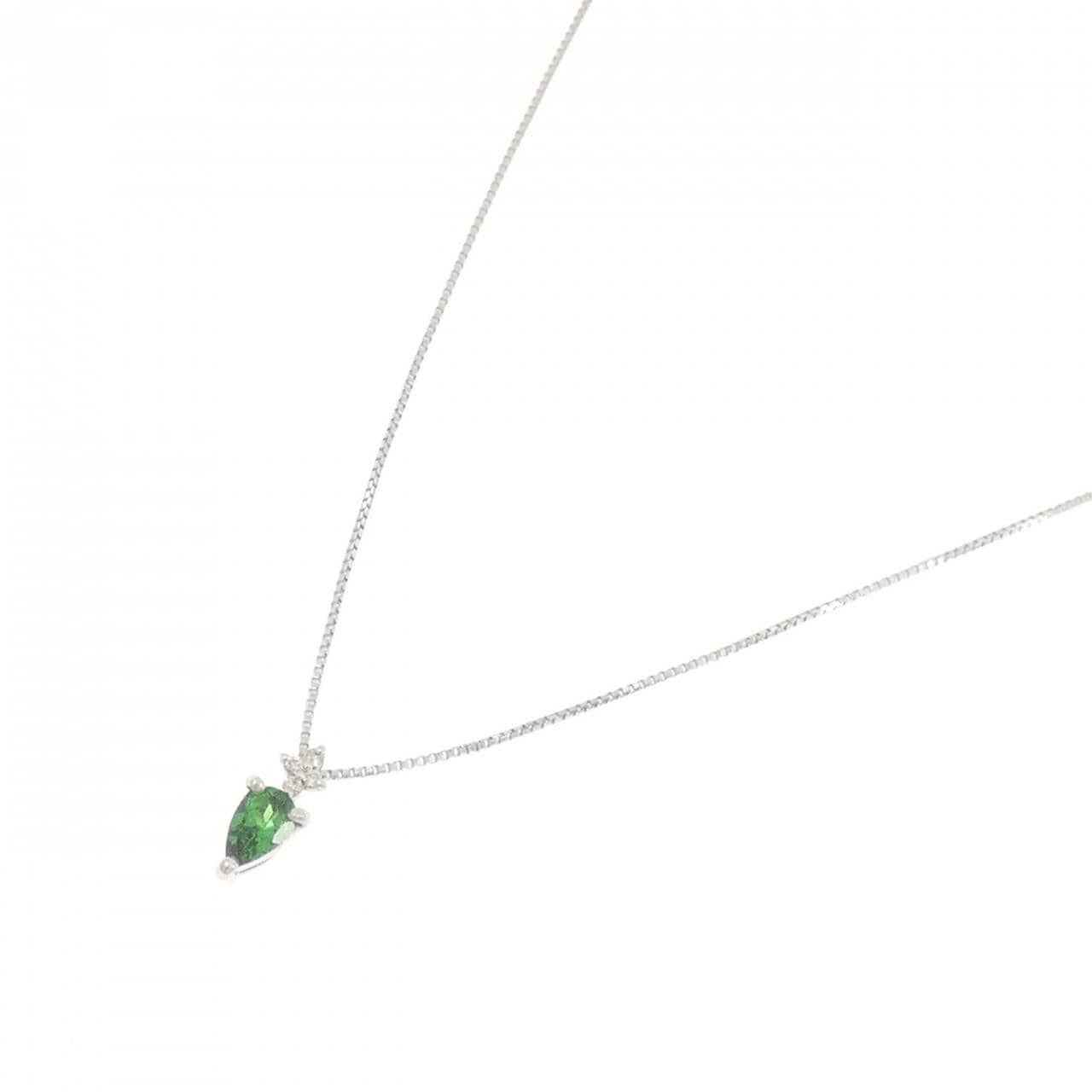 [新品] PT石榴石項鍊 0.20CT