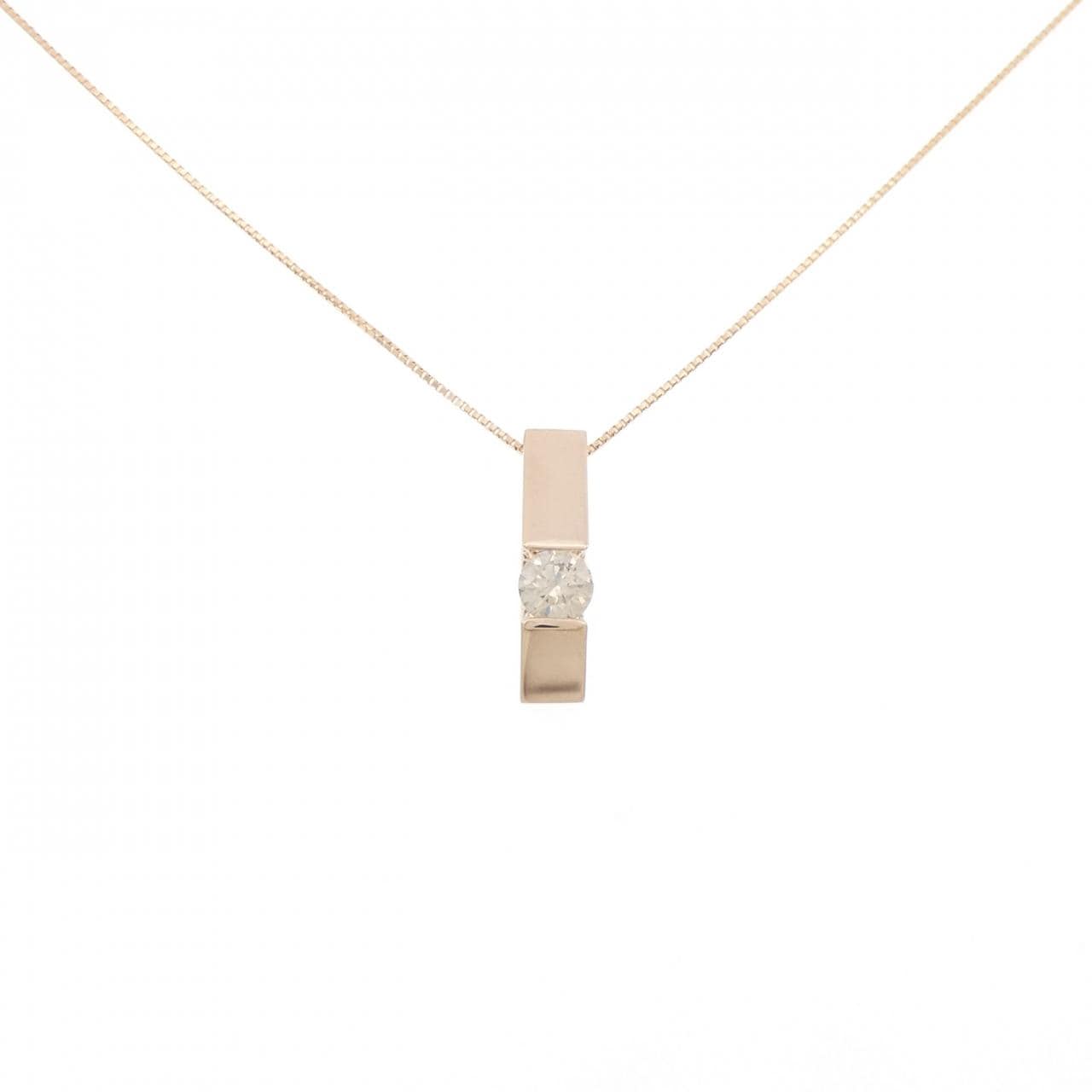 K18PG ダイヤモンド ネックレス 0.52CT