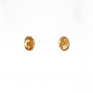 K18YG シトリン ピアス