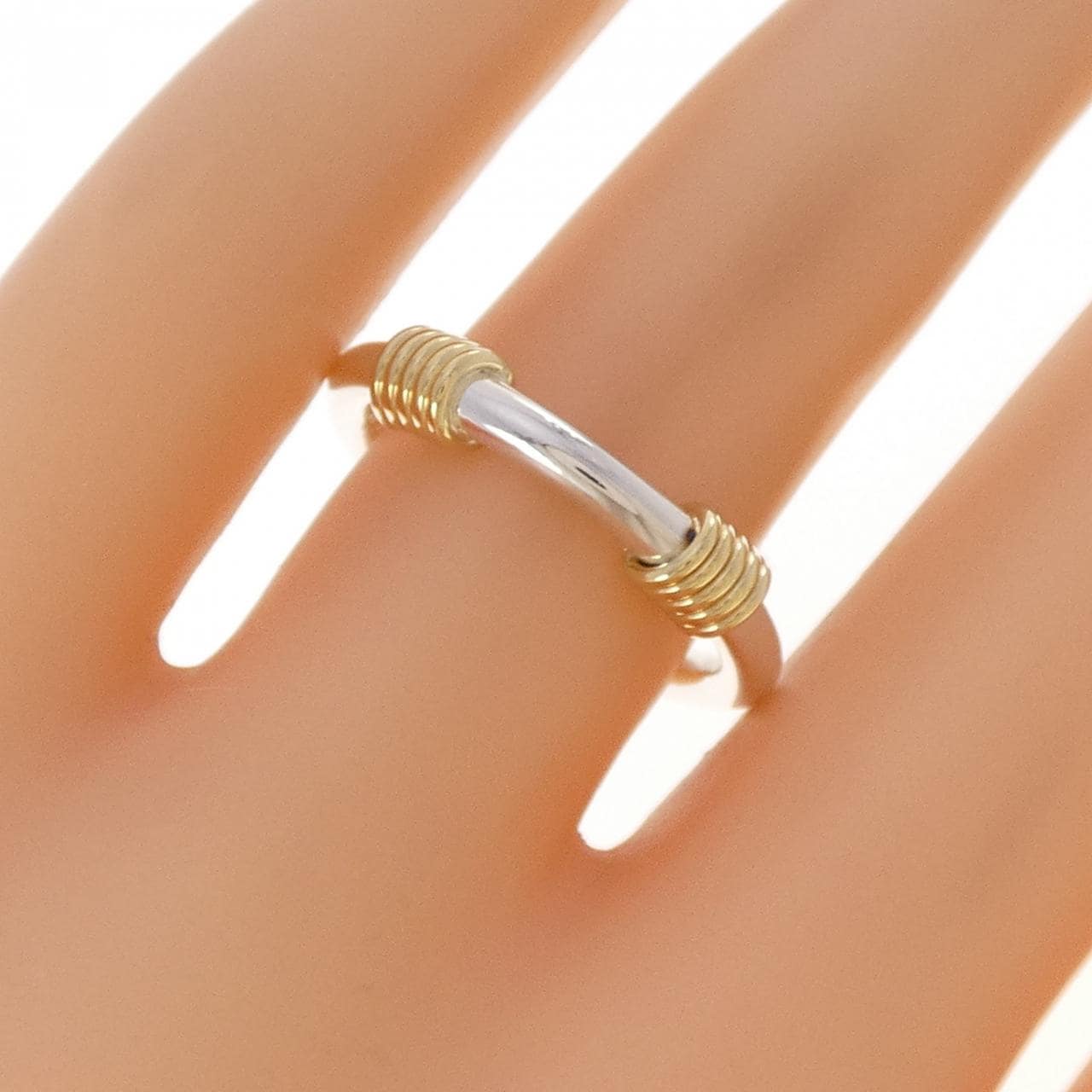 ティファニー バンドウィズ2ワイヤー リング