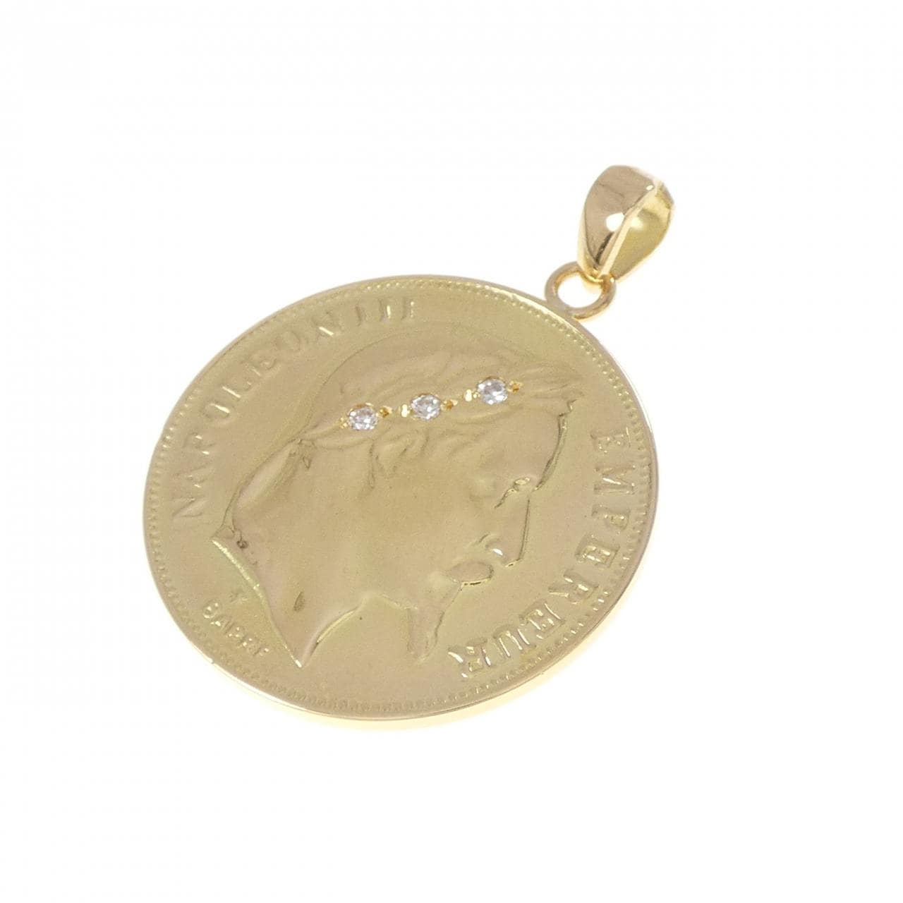 K20YG ダイヤモンド ペンダント