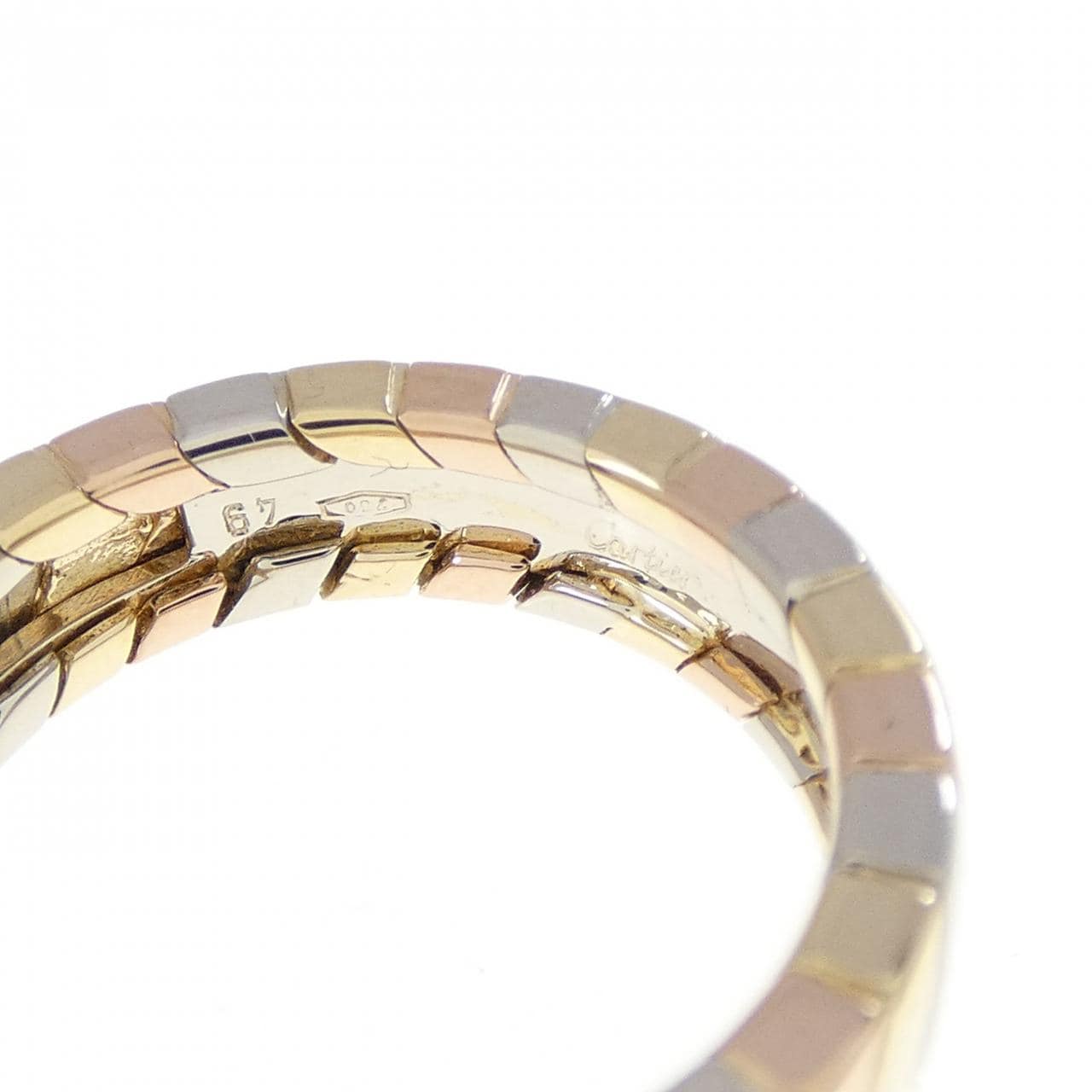 カルティエ 750スリーカラー リング