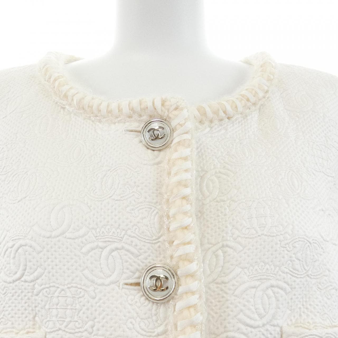 シャネル CHANEL P71059V62263 21A ノーカラージャケット
