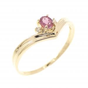 K18YG サファイヤ リング 0.11CT