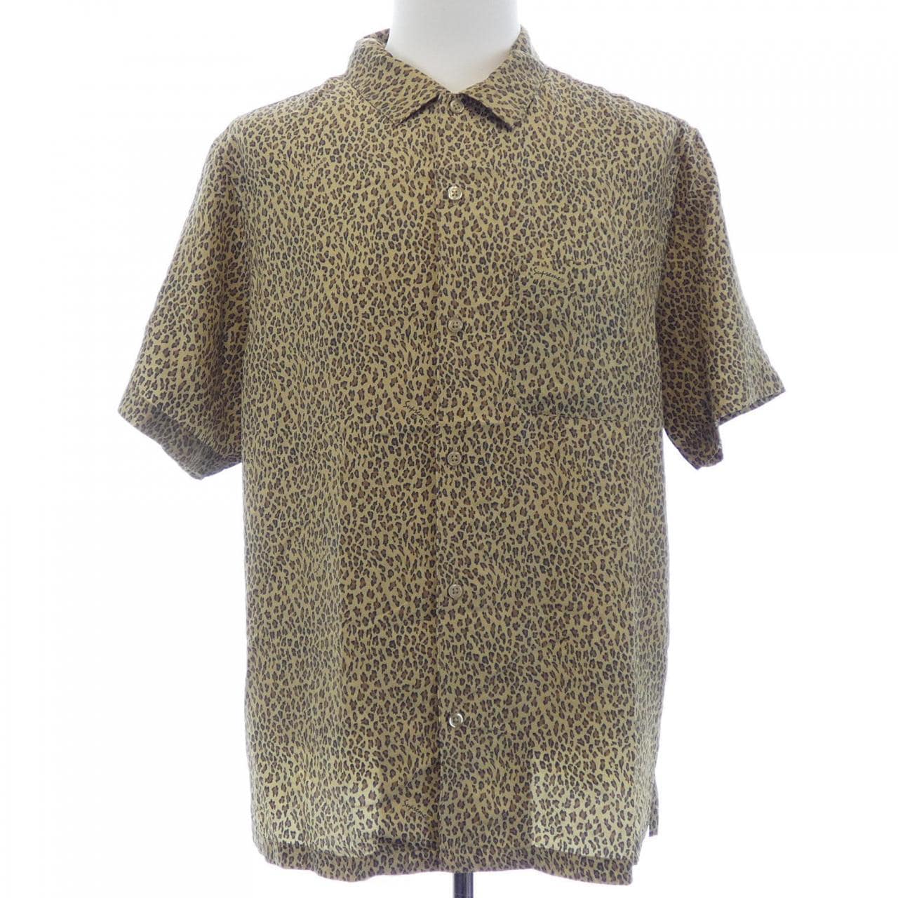 シュプリーム SUPREME Leopard Silk S/S Shirt S／Sシャツ
