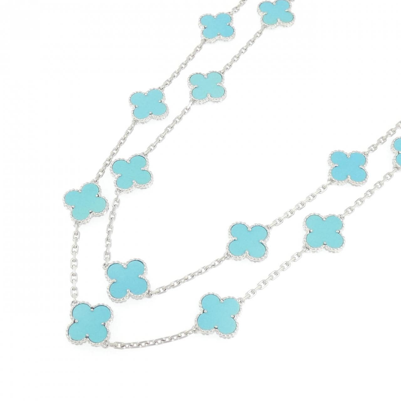 ヴァンクリーフ&アーペル ヴィンテージアルハンブラ 20モチーフ ネックレス