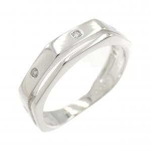 K18WG ダイヤモンド リング 0.03CT