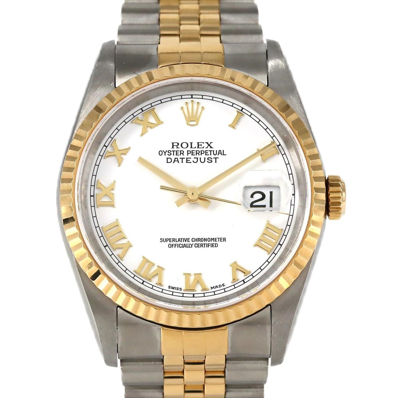 ロレックス デイトジャスト 16233 SSxYG 自動巻 Y番