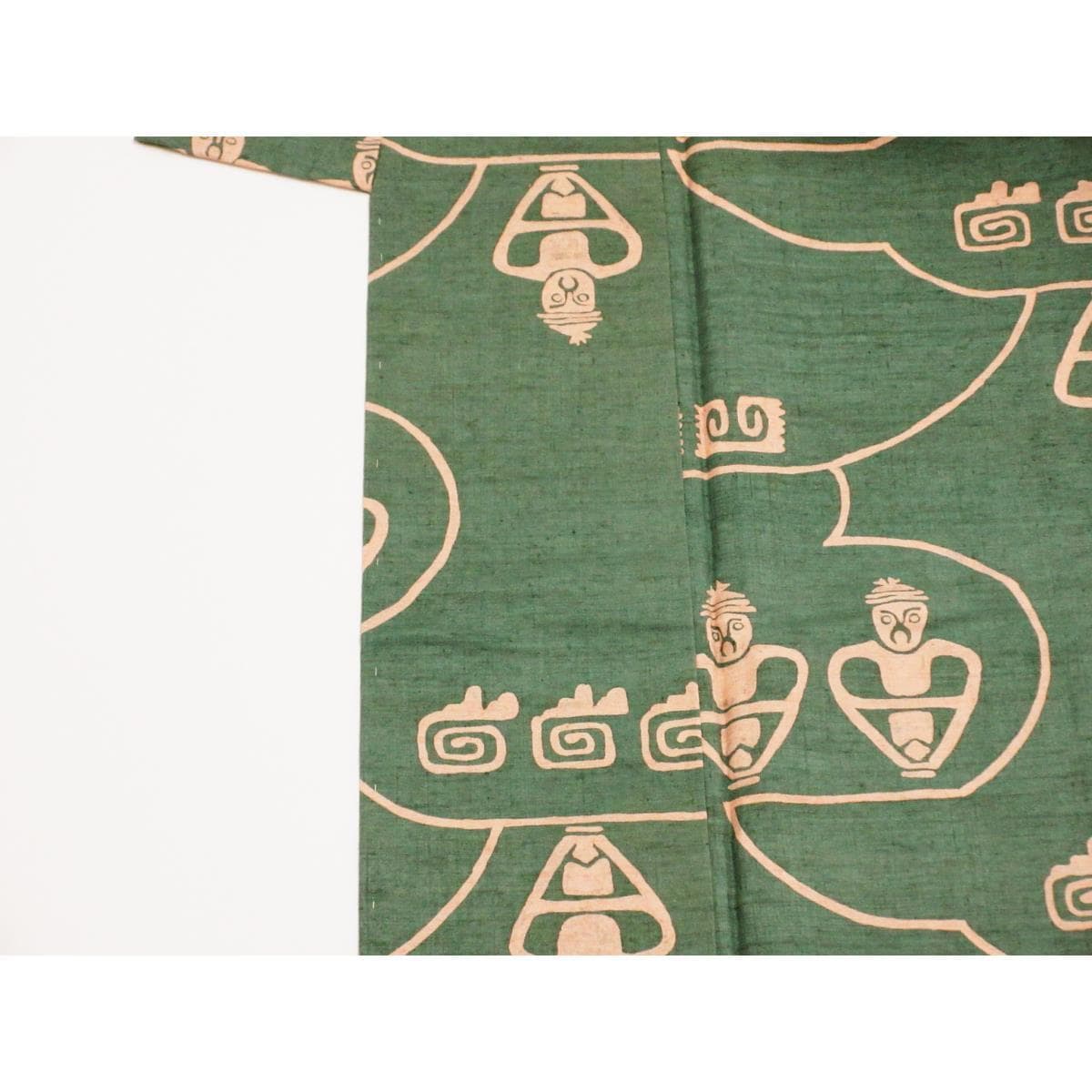 [未使用品] 紬染色春亞紡