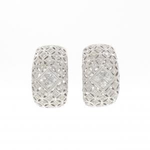 K18WG ダイヤモンド ピアス/イヤリング 1.23CT