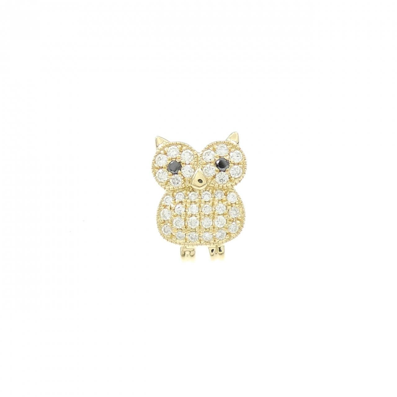 Bijou de M Owl Earrings 0.13CT (Single)