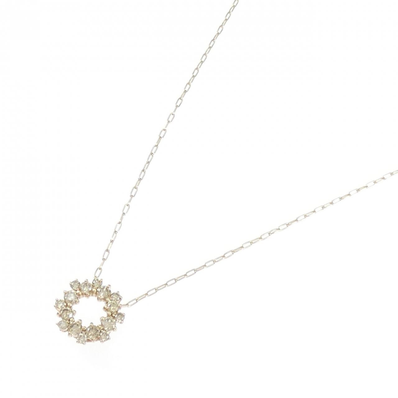 K18YG ダイヤモンド ネックレス 0.60CT