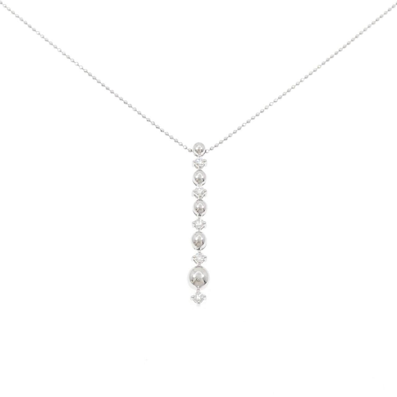 PT900 ダイヤモンド ネックレス 0.20CT