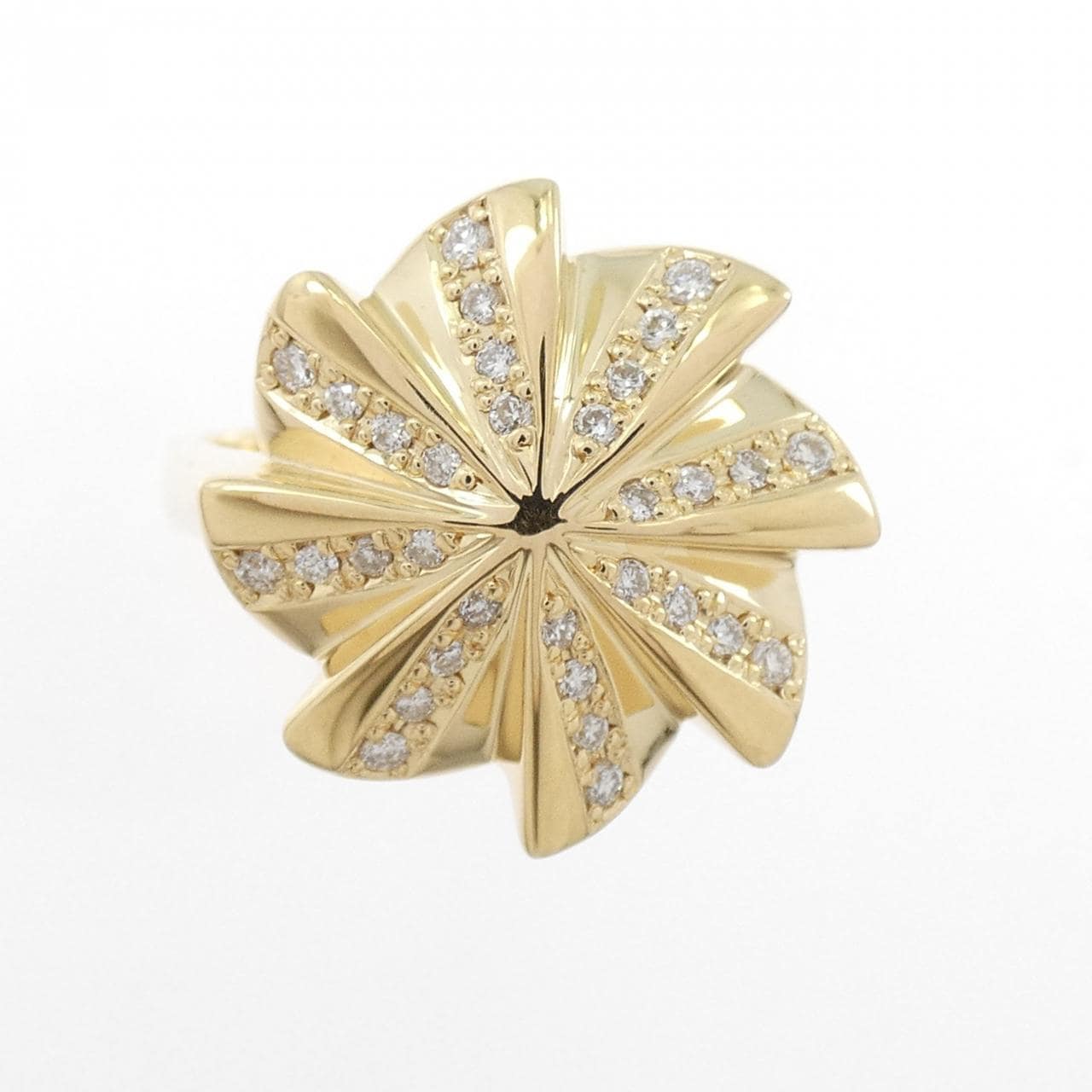 K18YG ダイヤモンド リング 0.224CT