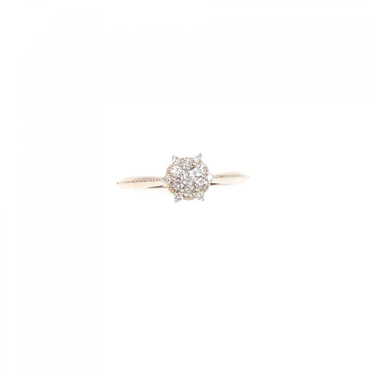 K18PG ダイヤモンド リング 0.32CT
