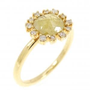 【新品】K18YG ダイヤモンド リング 0.74CT