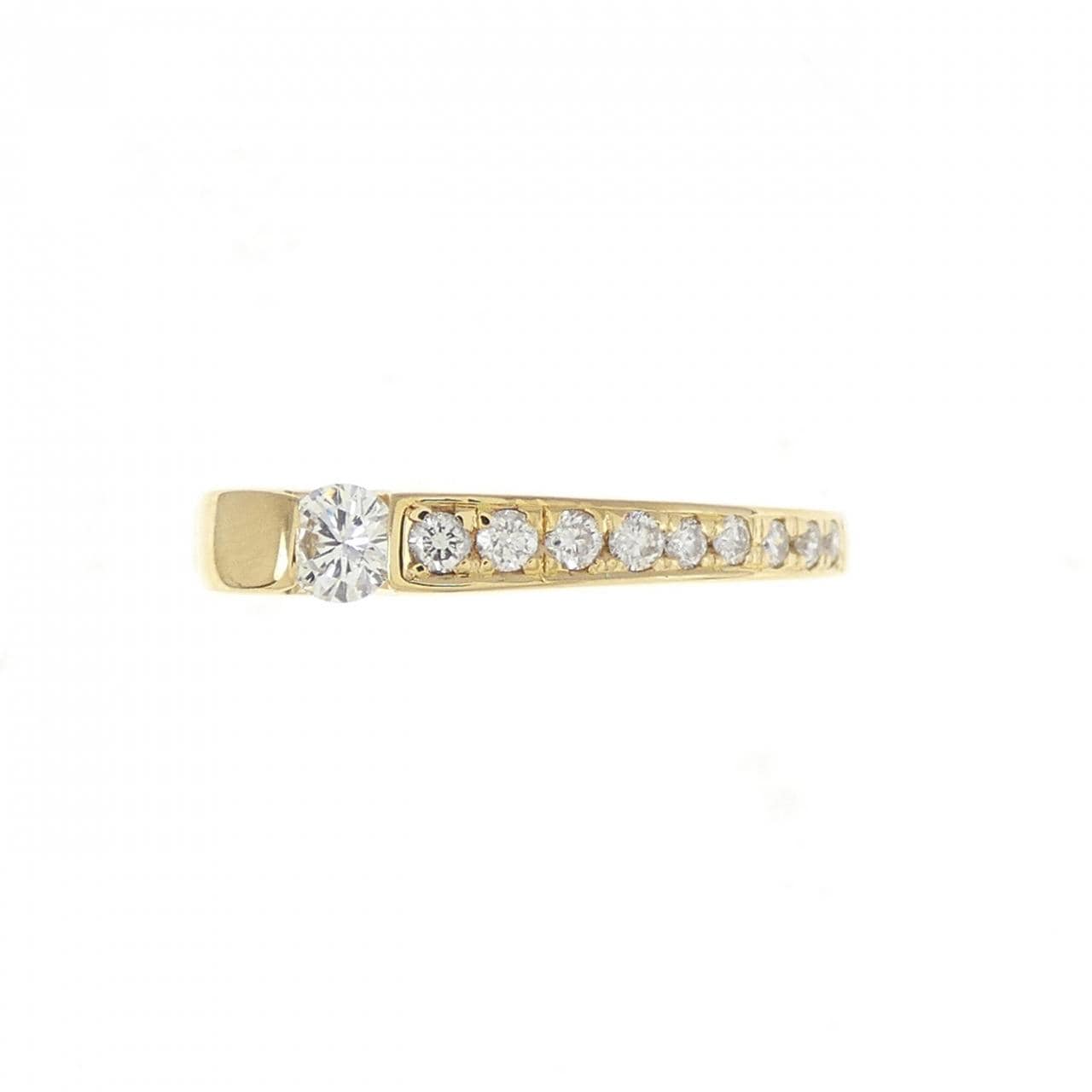 K18YG ダイヤモンド リング 0.10CT