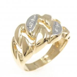 K18YG/PT900 ダイヤモンド リング 0.02CT