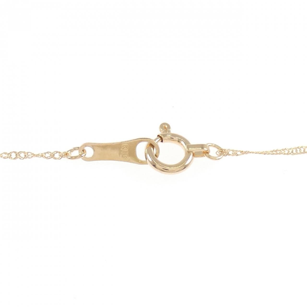 K18PG ダイヤモンド ネックレス 0.01CT