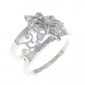 ミキモト バタフライ ダイヤモンド リング 0.07CT