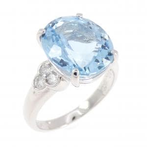 PT900 アクアマリン リング 4.96CT