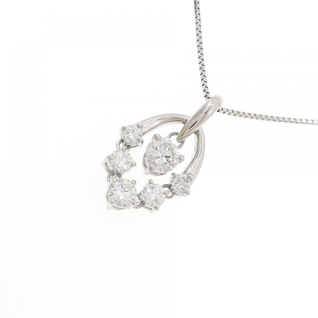 PT/PT850 ダイヤモンド ネックレス 0.66CT