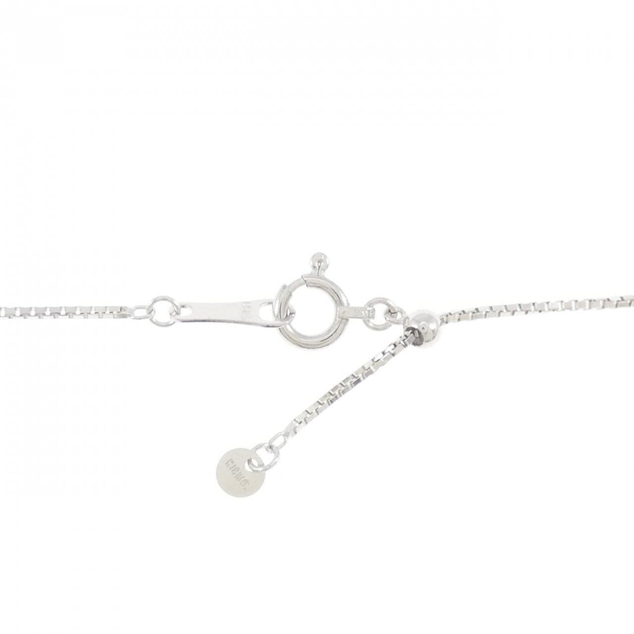 K18WG ダイヤモンド ネックレス 1.95CT