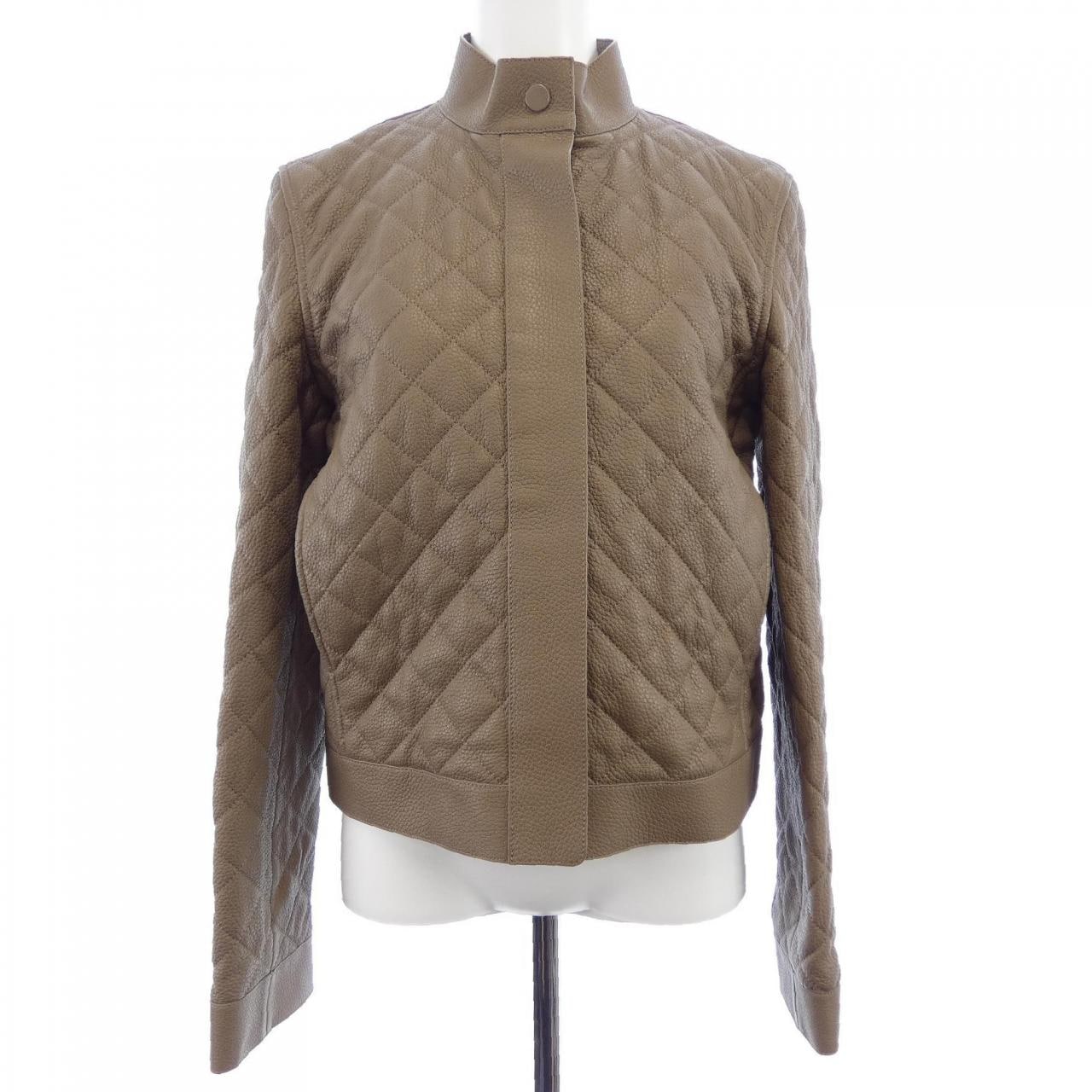 エルメス HERMES ダイヤモンドキルティング 3H1207D1 レザージャケット