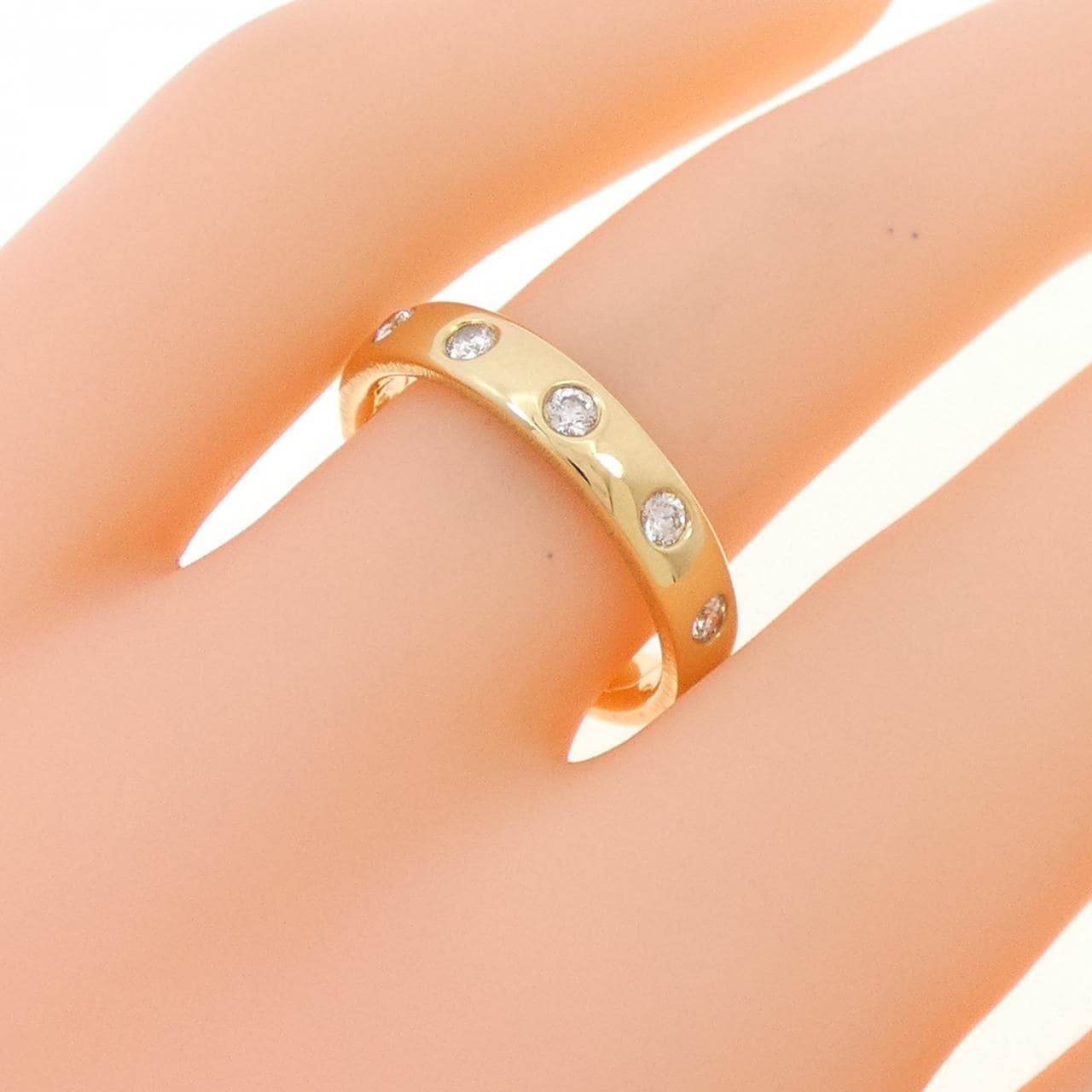 K18YG ダイヤモンド リング 0.15CT