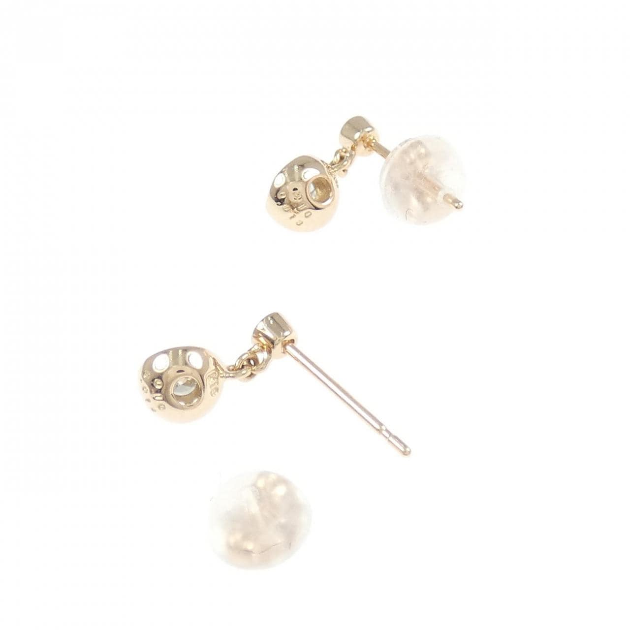 K18PG ダイヤモンド ピアス 0.226CT