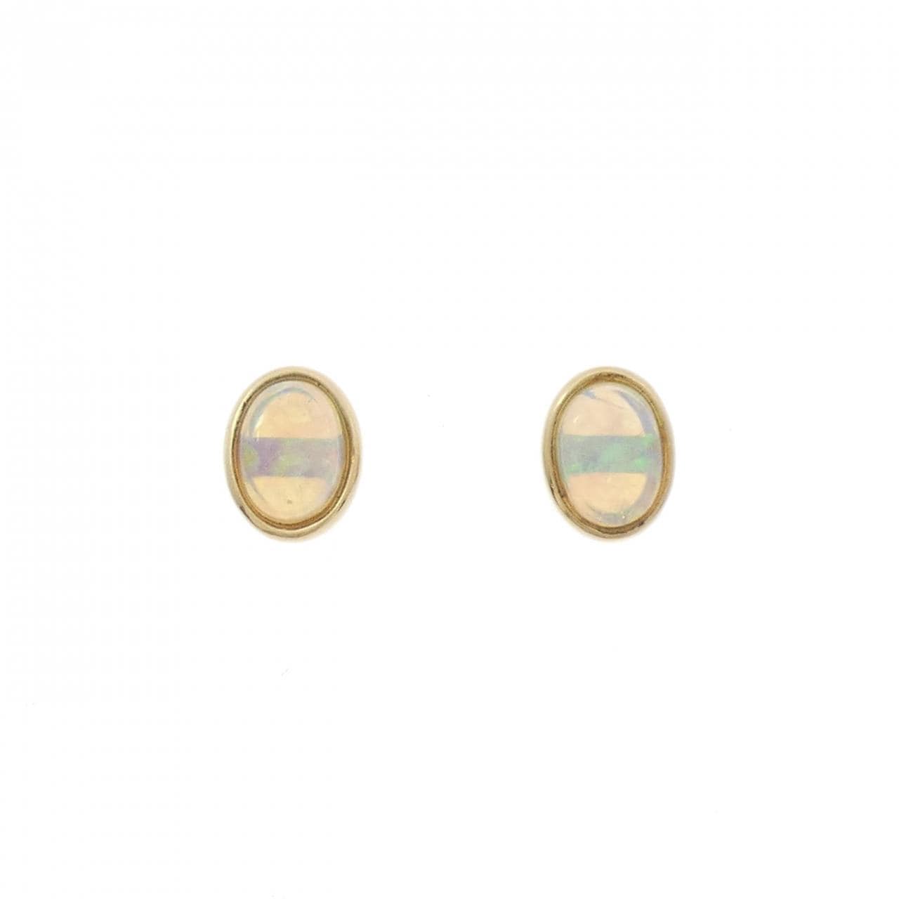 18KYG/K18YG オパール ピアス 2.20CT