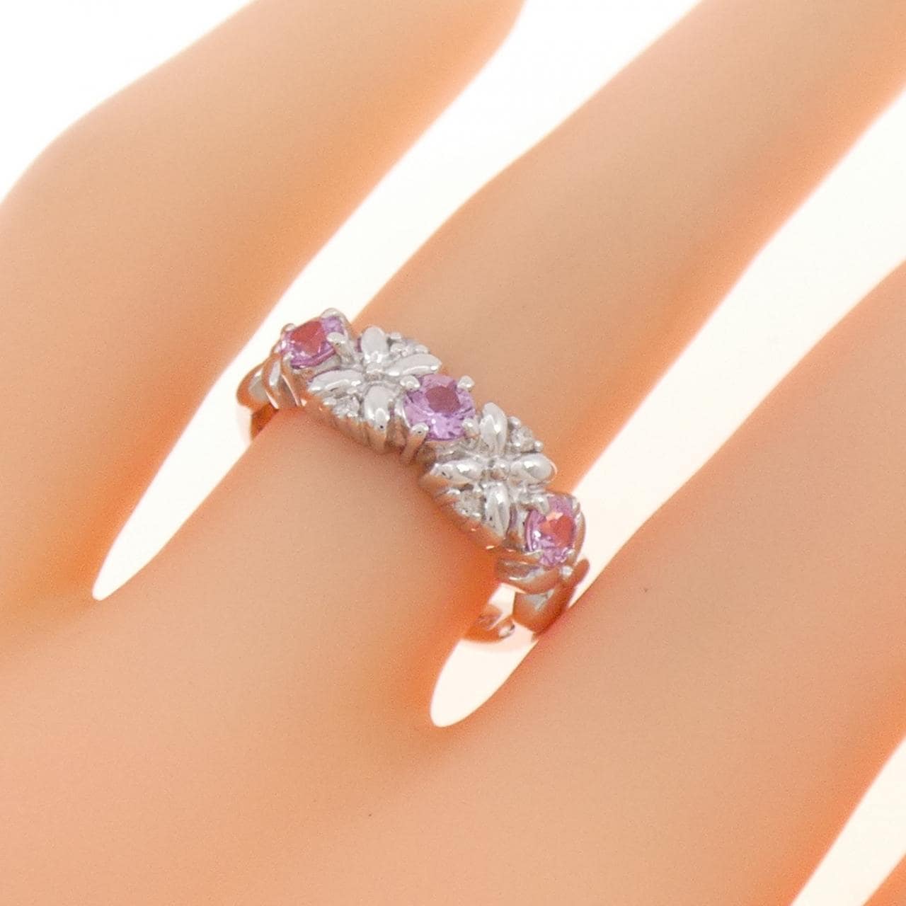 K14WG サファイヤ リング