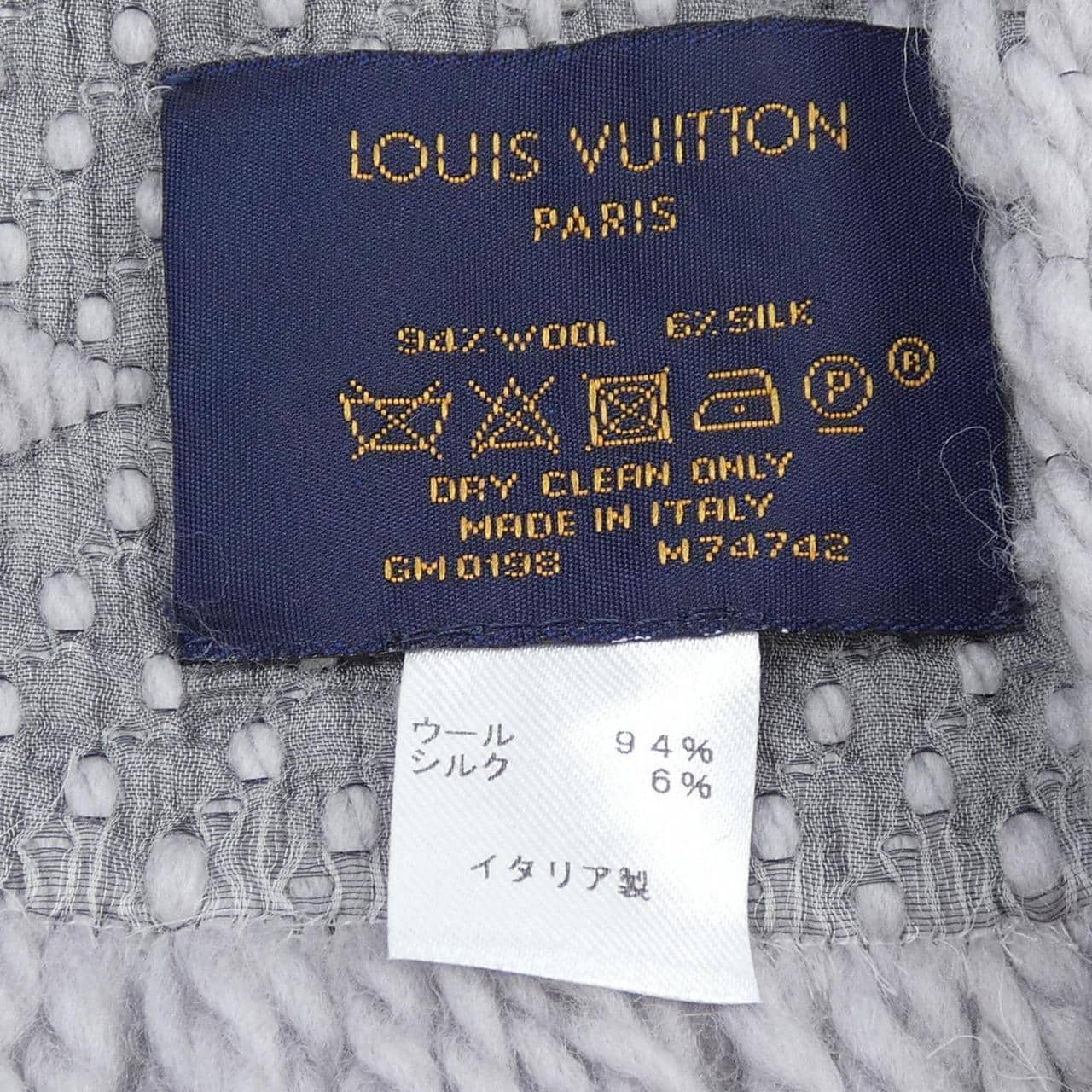 ルイヴィトン LOUIS VUITTON ロゴマニア M74742 MUFFLER