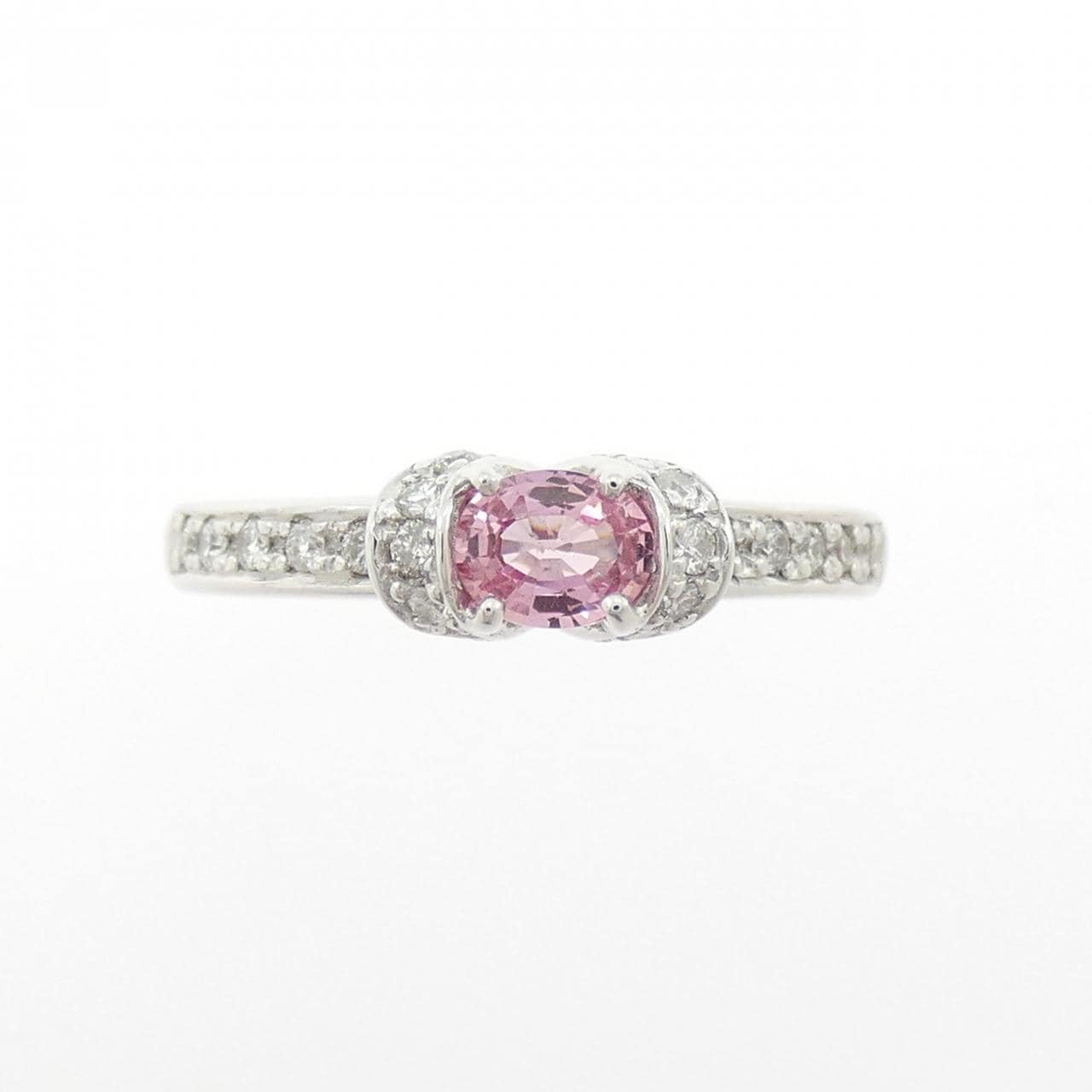 K18WG サファイヤ リング 0.27CT