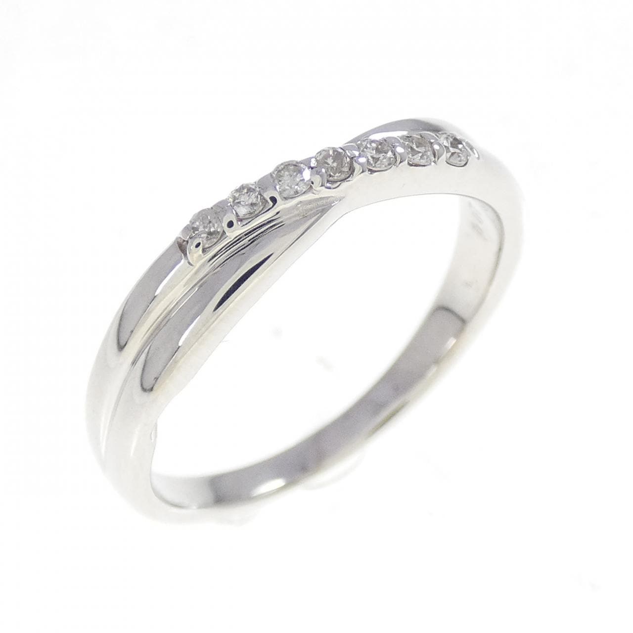 K10WG ダイヤモンド リング 0.07CT