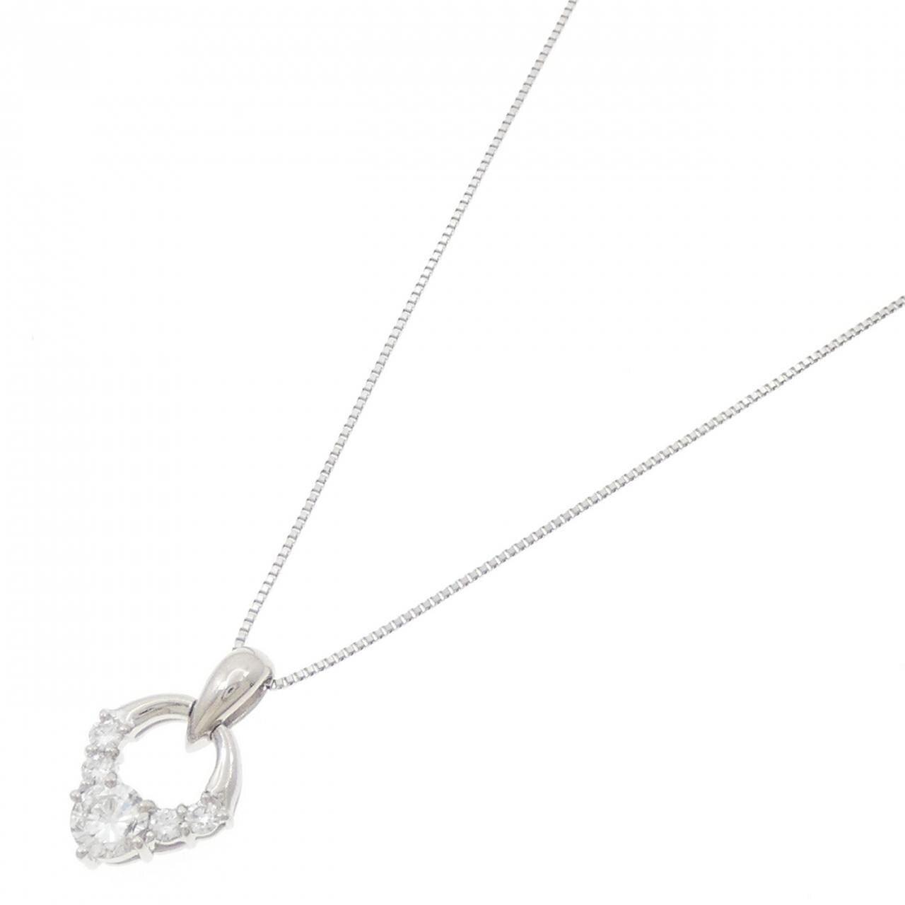 PT900/PT850 ダイヤモンド ネックレス 0.38CT
