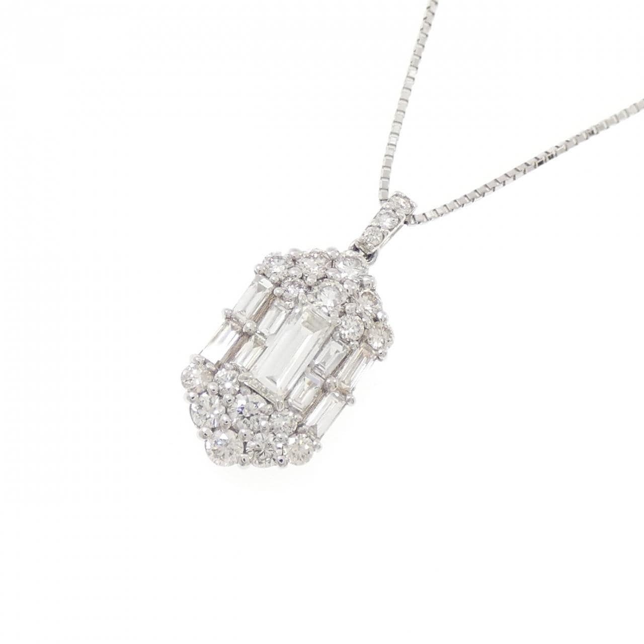 PT900/PT850 ダイヤモンド ネックレス 0.28CT