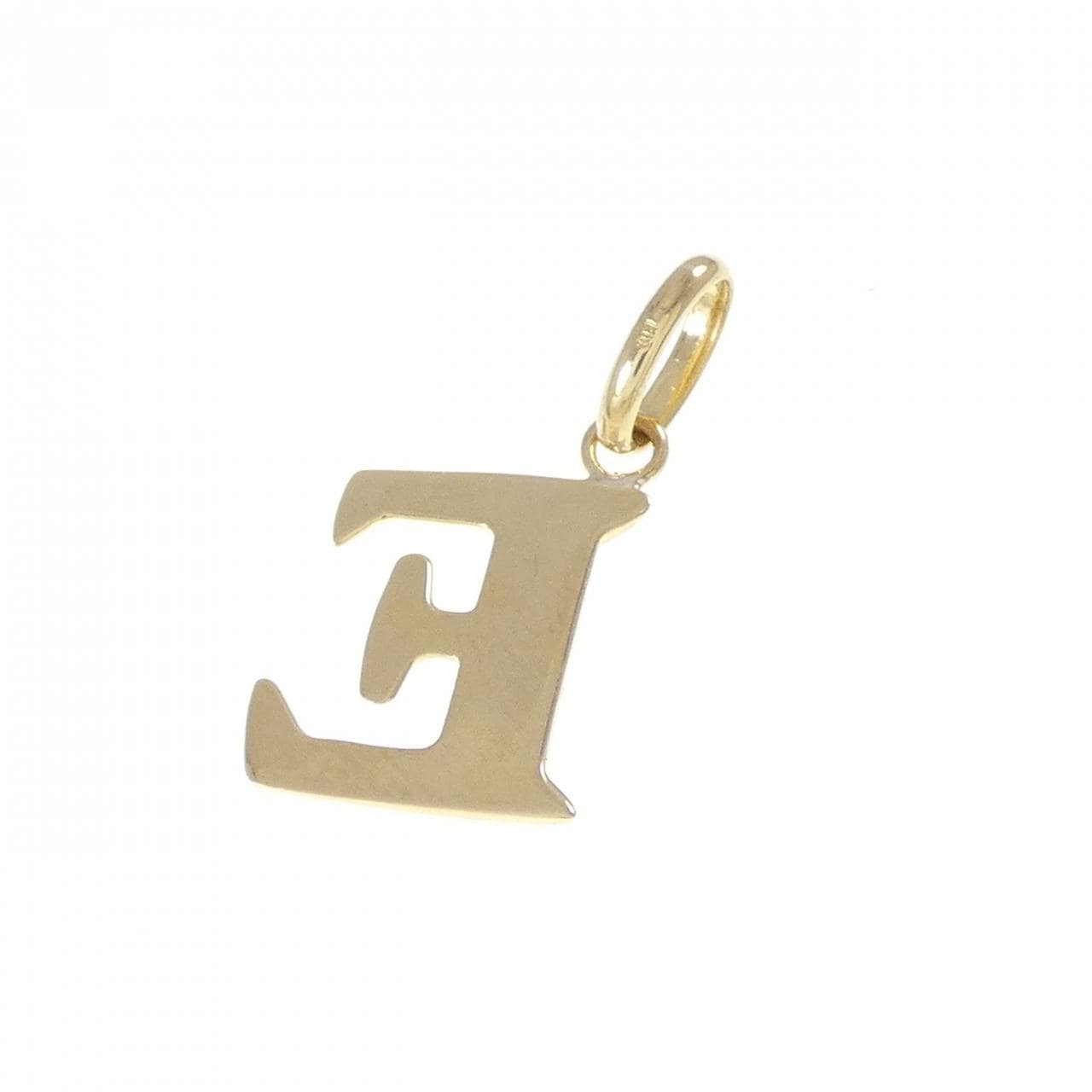 K18YG イニシャルE ペンダント