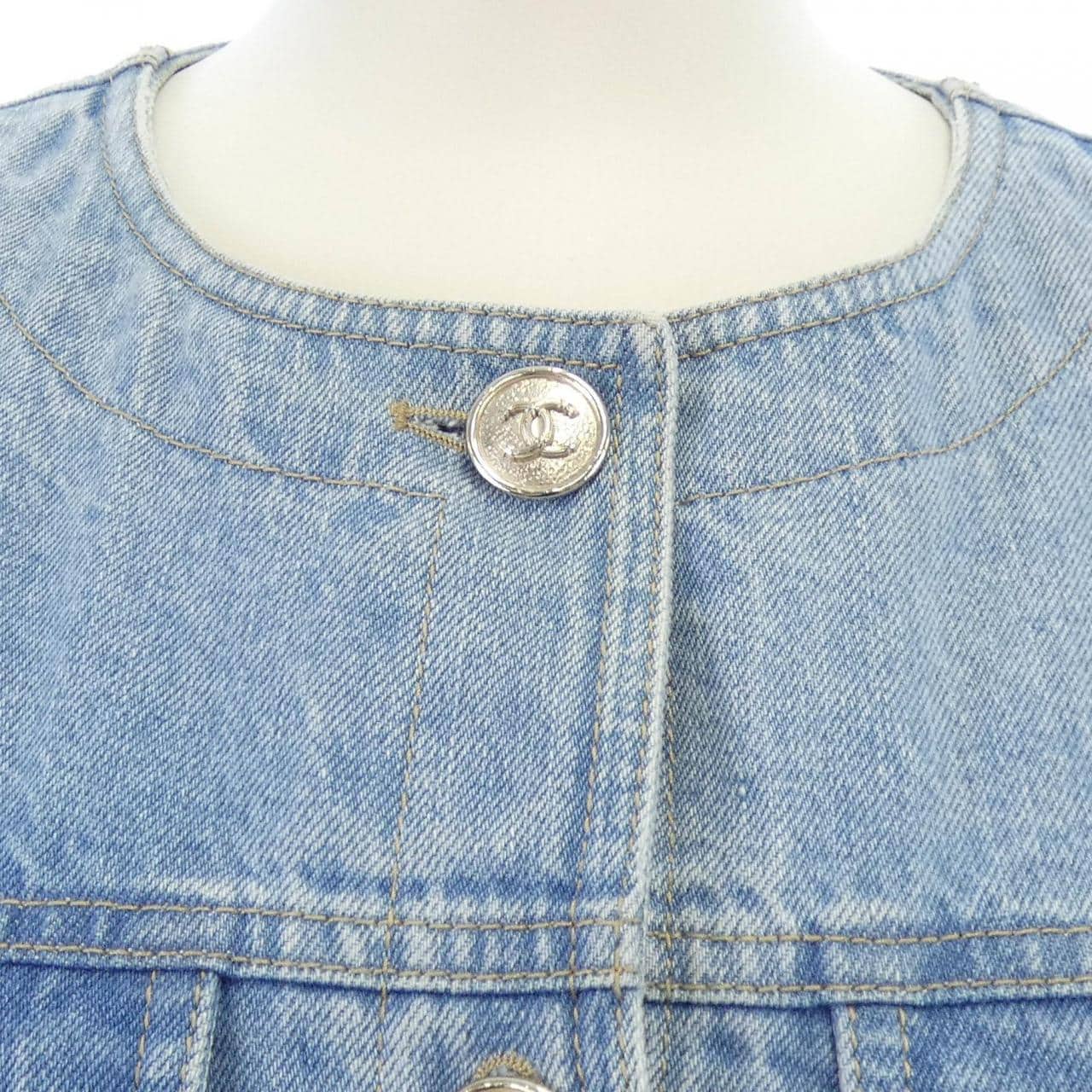 シャネル CHANEL P64950V61052 デニムジャケット