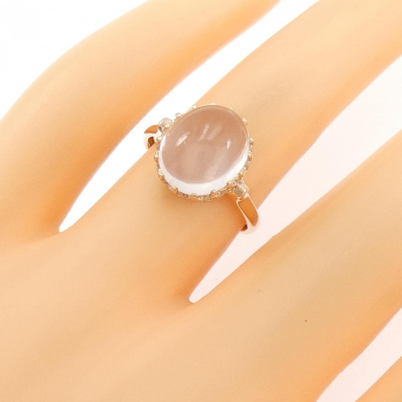 K10PG ローズクオーツ リング