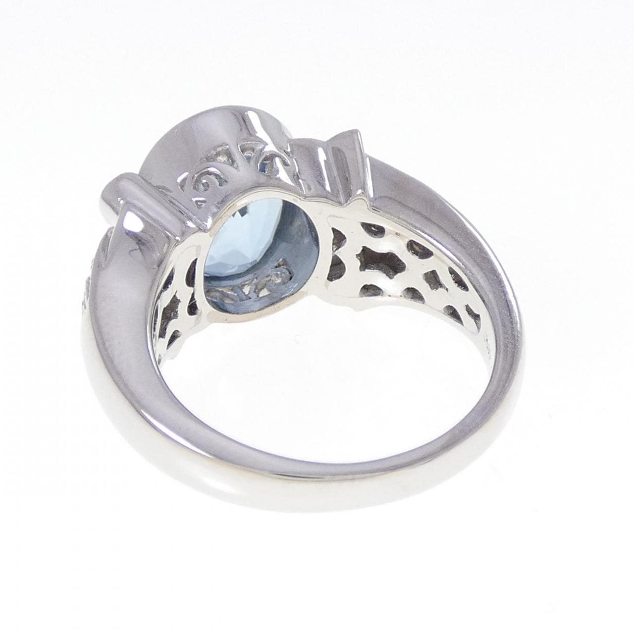 PT900 アクアマリン リング 2.79CT