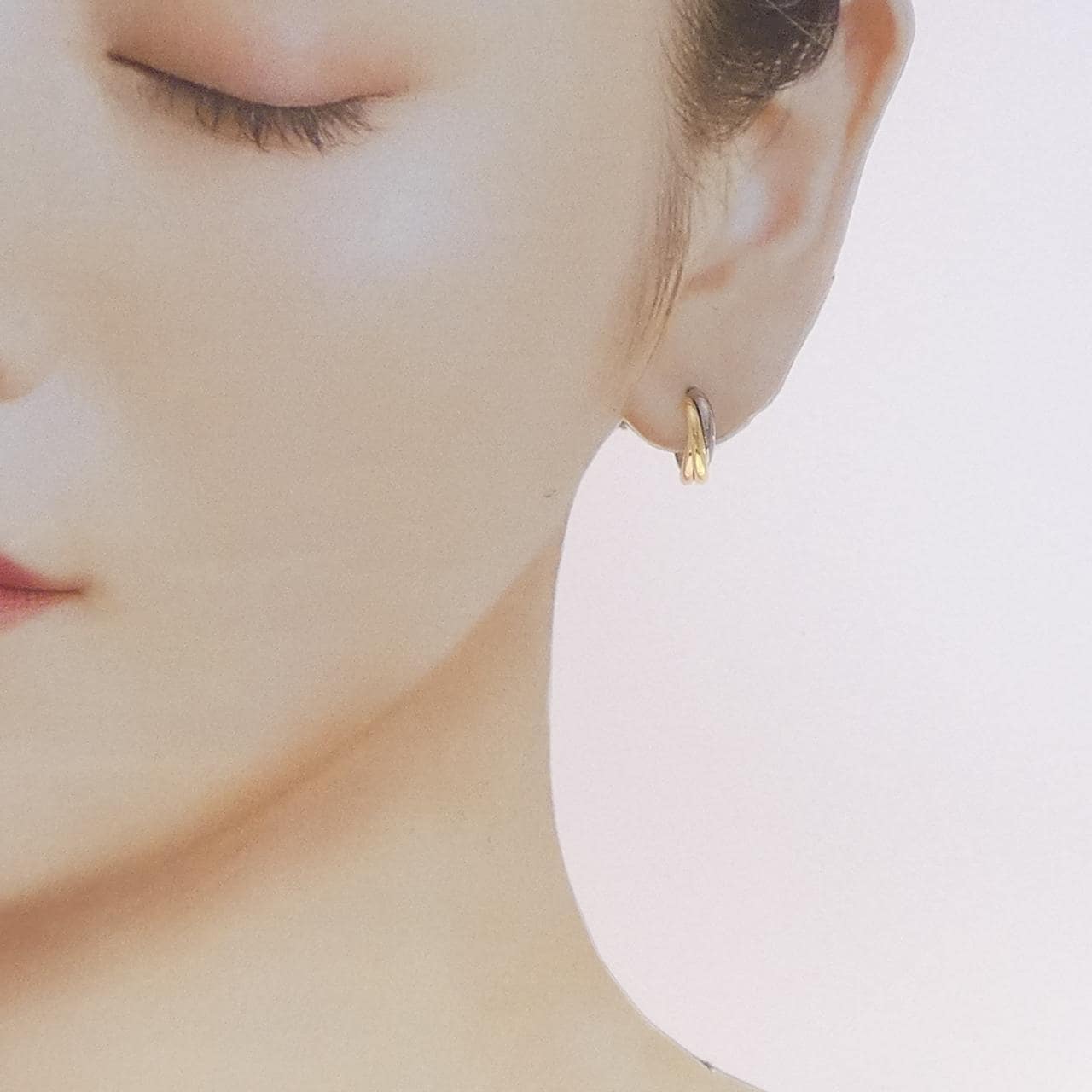 カルティエ トリニティ スモール ピアス