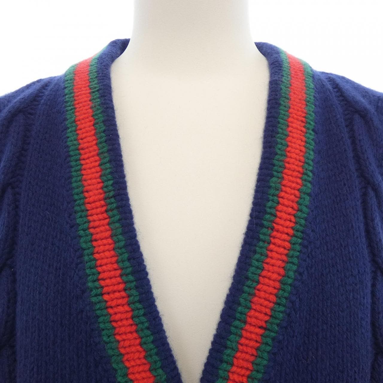 グッチ GUCCI オーバーサイズケーブルニットカーディガン 497037-X1561 カーディガン