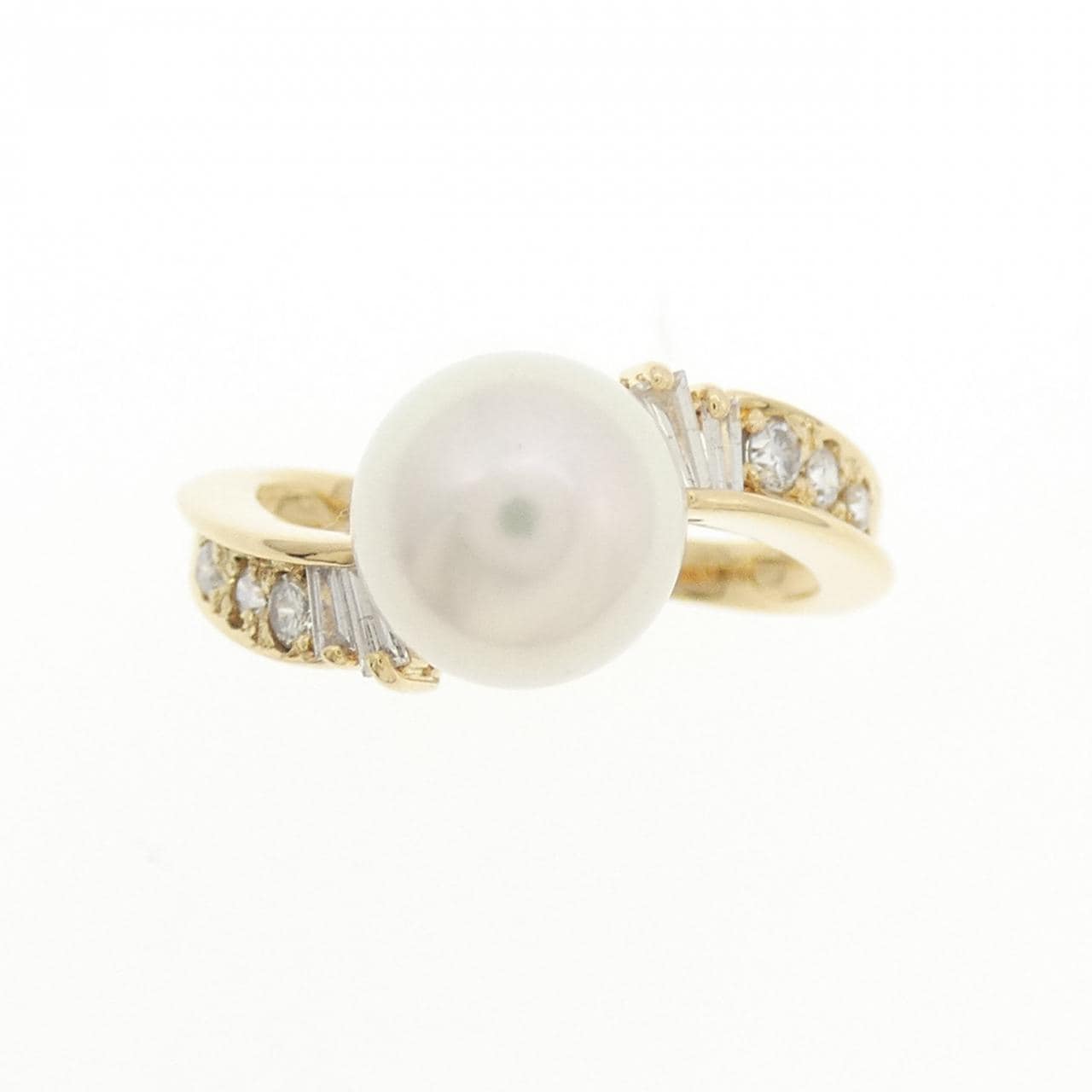 K18YG アコヤパール リング 8.4mm