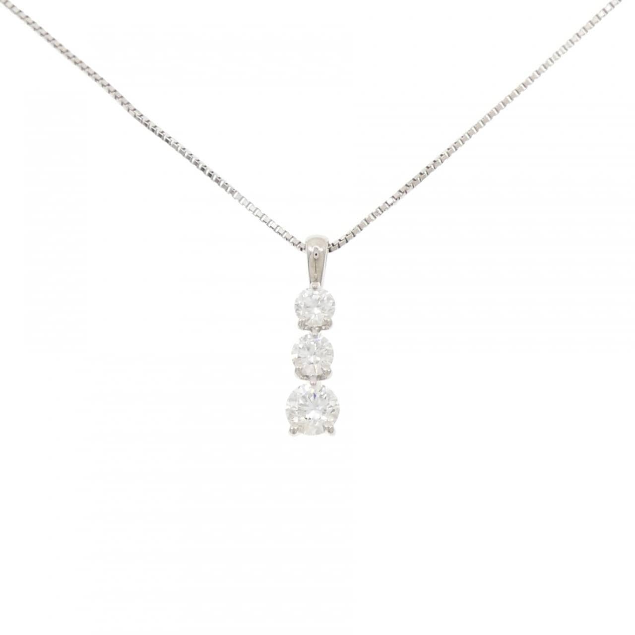 トリロジー ダイヤモンド ネックレス 0.70CT
